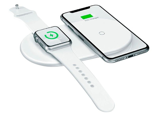 Baseus Smart 2in1 QI Wireless Charge White