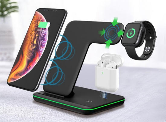 Беспроводная зарядная станция SONDER QI 3 in 1