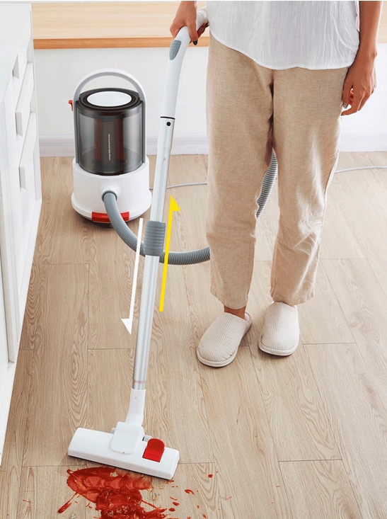 Пылесос безмешковый профессиональный Deerma Vacuum Cleaner (Wet and Dry) TJ200 (Международная версия)