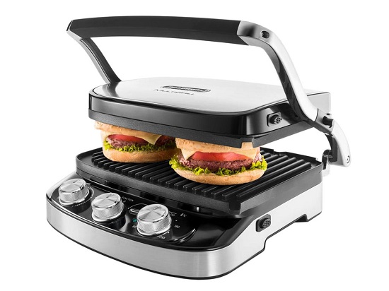 Электрогриль Delonghi CGH 912 Steel BK