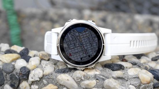 Garmin Fenix 5S Plus Sapphire White with Carrera White Band