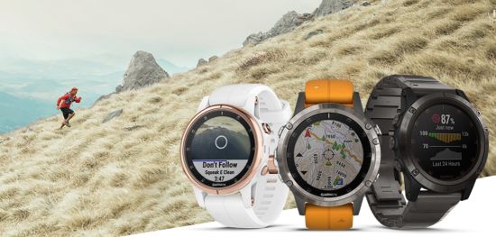 Garmin Fenix 5S Plus Sapphire White with Carrera White Band