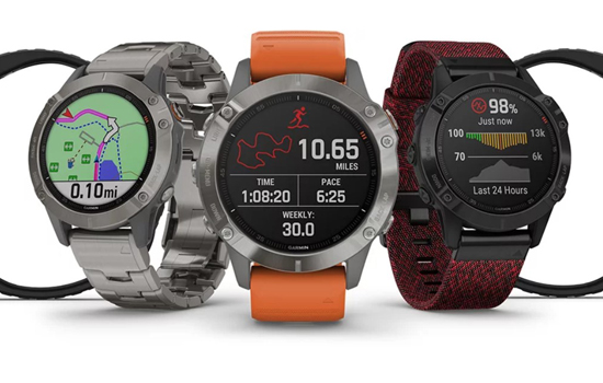 Спортивные часы Garmin Fenix 6 Pro Sapphire Titanium with Vented Titanium Bracelet (010-02158-23)