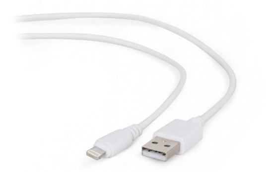 Кабель Lightning Cablexpert USB For Lightning 0,1M White (CC-USB2-AMLM-W-0.1M)