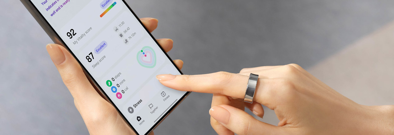 Samsung Galaxy Ring: функции для здоровья