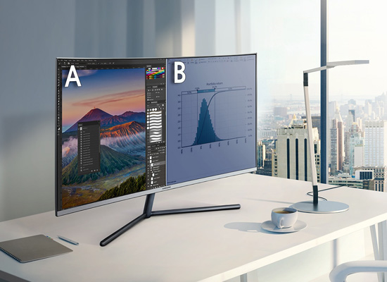 Монитор Samsung U32R590CWUX (LU32R590CWUXEN)