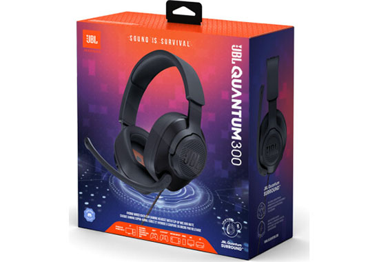 Наушники JBL Quantum 300 Black (JBLQUANTUM300BLK)
