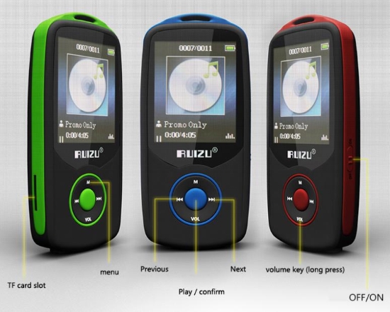 Ruizu X06 8Gb Red