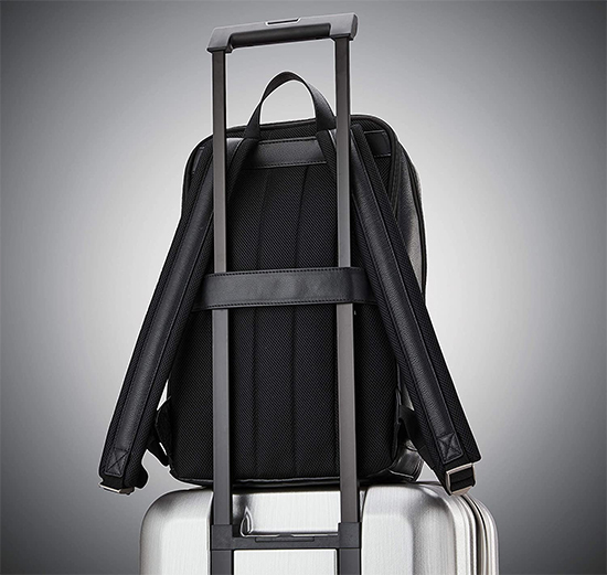 Рюкзак Samsonite Classic Leather Slim Backpack Black