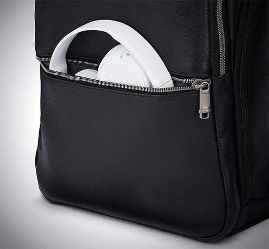 Рюкзак Samsonite Classic Leather Slim Backpack Black