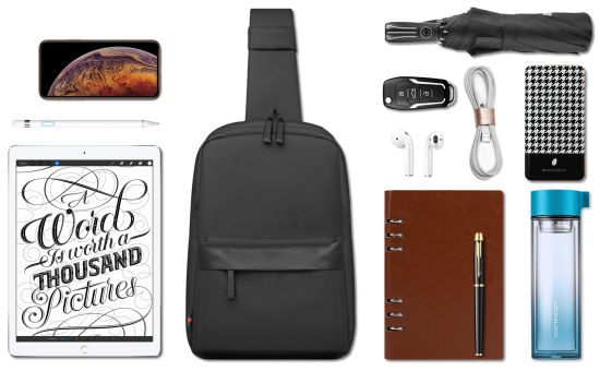 Рюкзак WIWU Vigor Crossbody Bag Black
