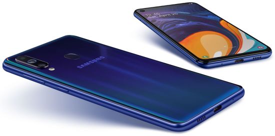 Смартфон Samsung Galaxy A60 2019 SM-A6060 6/64GB Blue