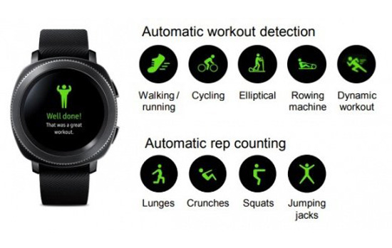 Смарт-часы Samsung Gear Sport SM-R600