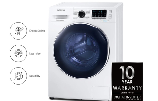 Стирально-сушильная машина Samsung WD80K52E0AW