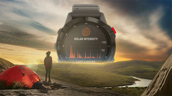 Garmin Fenix 6 Pro Solar Titanium Carbon Gray Dlc With Titanium Dlc Band