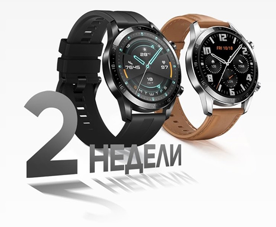 Смарт-часы HUAWEI Watch GT 2 Elite 46mm Titanium Gray (LTN-B19)
