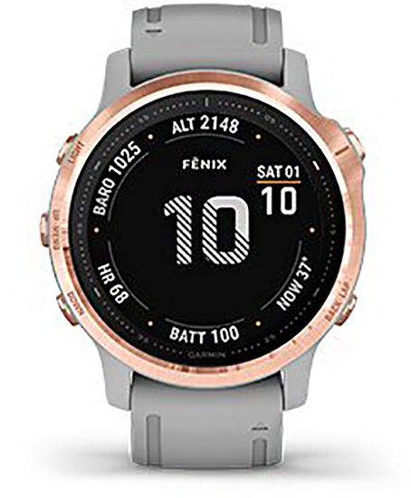 Спортивные часы Garmin Fenix 6S Pro Rose Gold (010-02159-11)