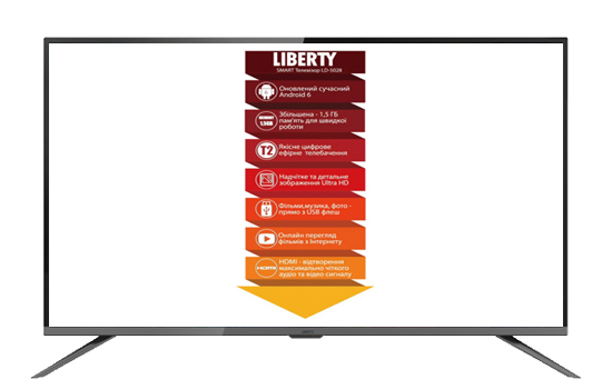 Телевизор Liberty LD-5028 Smart