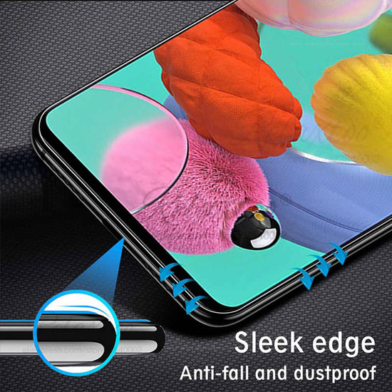 Защитное стекло для Samsung Galaxy A51 Full Glue Black