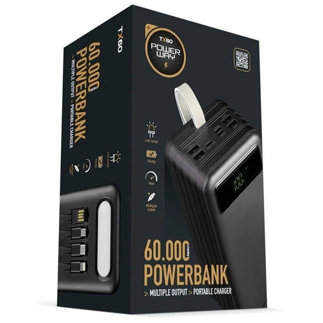 Power Way TX60 60000mAh Black
