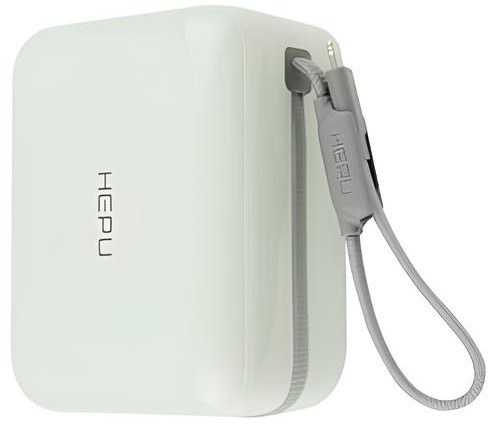 Зовнішній аккумулятор (повербанк) HEPU 40000mAh 22.5W Ivory (HP-A28) фото 1