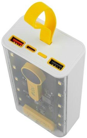 Зовнішній аккумулятор (повербанк) Power Bank Dou G145 30000mAh 22.5W White фото 2