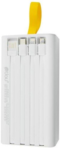 Зовнішній аккумулятор (повербанк) Power Bank Dou G145 30000mAh 22.5W White фото 3