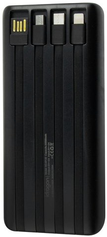 Зовнішній аккумулятор (повербанк) Power bank iDragon KP-20 20000mAh Black фото 2