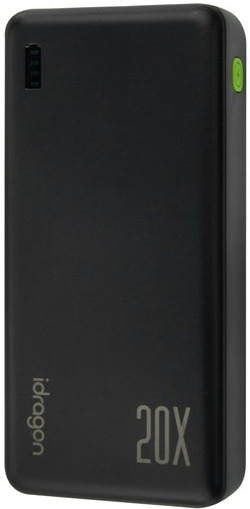 Зовнішній аккумулятор (повербанк) Power bank iDragon KP-24 20000mAh 22.5W Black фото 1