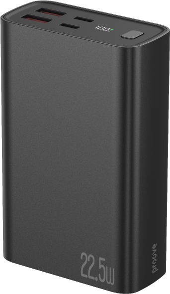 Зовнішній аккумулятор (повербанк) Proove Hyper Flux Plus 22.5W 20000mAh Black (PBF222120001) фото 1