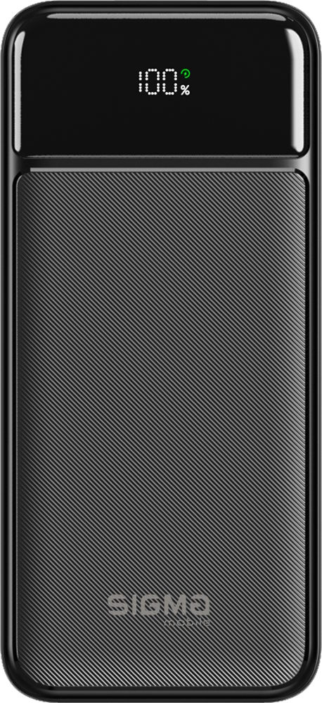 Зовнішній аккумулятор (повербанк) Sigma mobile X-power 2USB+Type-C 22.5W 30000mAh Black (SI30A4QL) фото 1