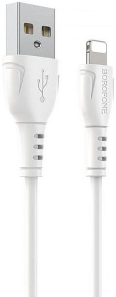 Кабель Borofone BX51 Triumph USB to Lightning 1m White фото 1