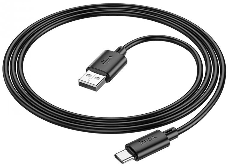 Кабель HOCO X88 Gratified Type-A to Type-C (3.0A) 1m Black (6931474783349) фото 4