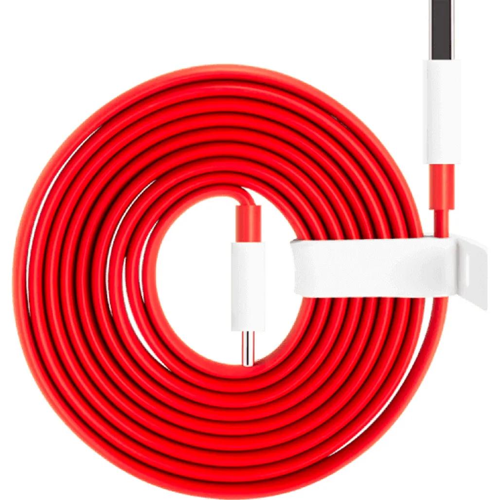 Кабель OnePlus Type-A to Type-C cable SuperVooc 10A (1m) Red фото 1