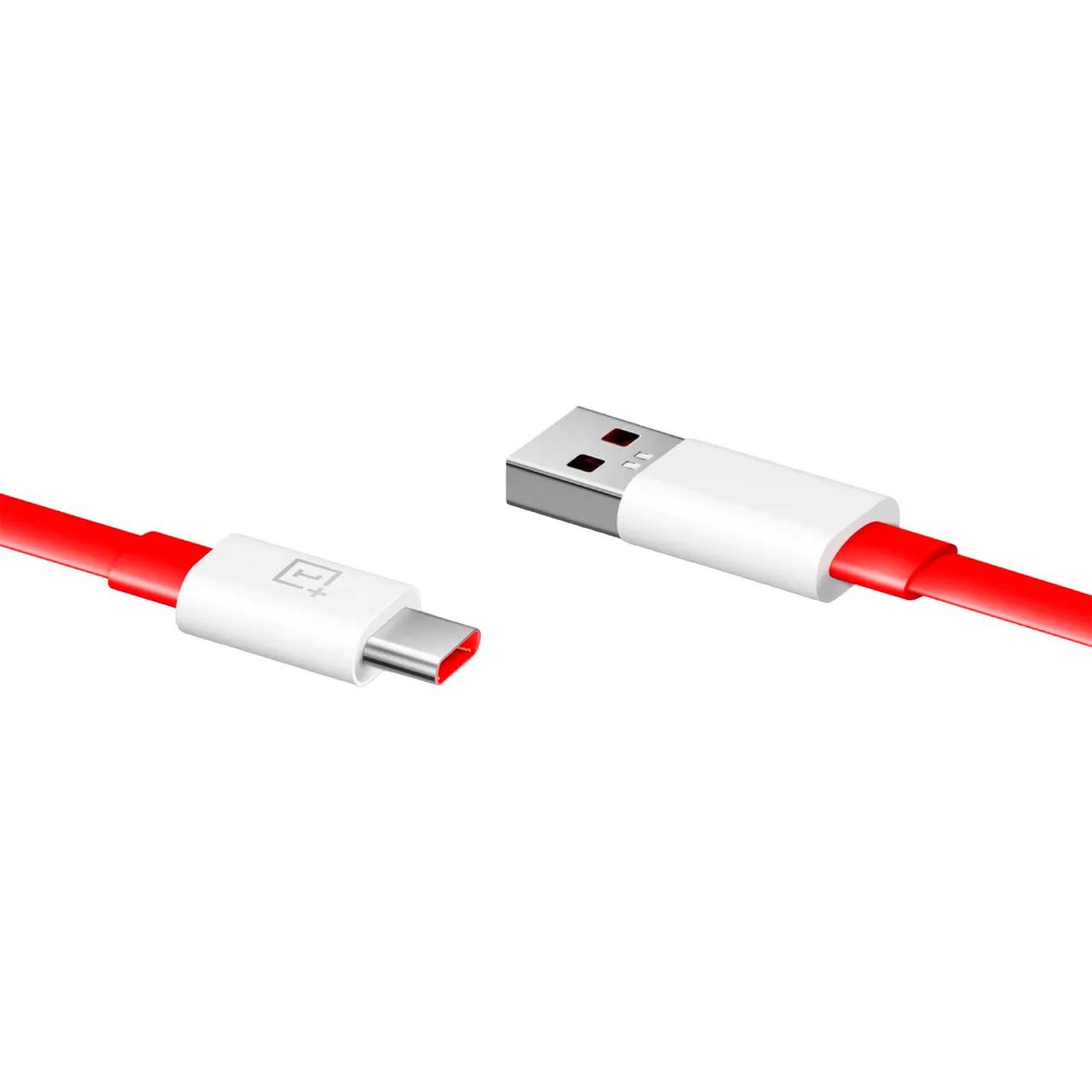 Кабель OnePlus Type-A to Type-C cable SuperVooc 10A (1m) Red фото 3