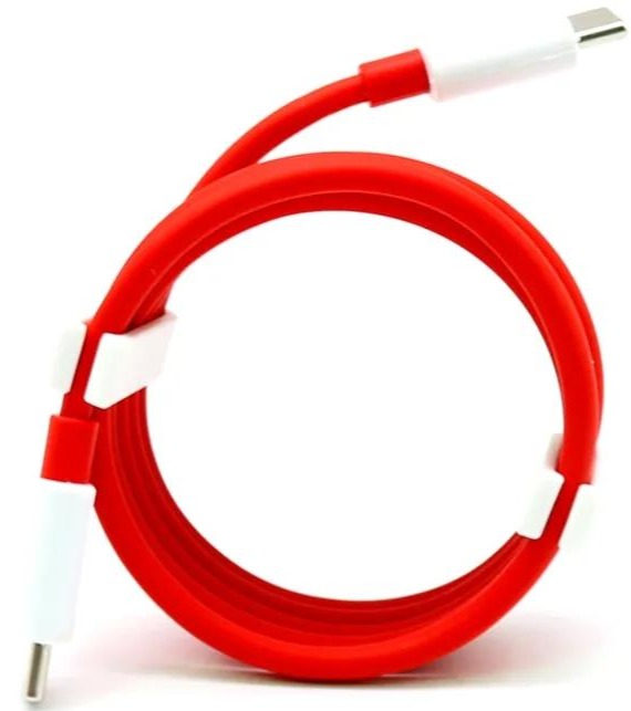 Кабель Oneplus Warp Charge Type-C to Type-C 8A (1m) Red (C203A) фото 2