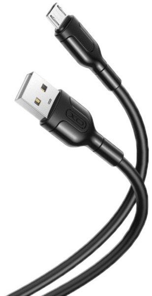 Кабель XO-NB212 Type-A to microUSB (1m) Black (XO-NB212m-BK) фото 1