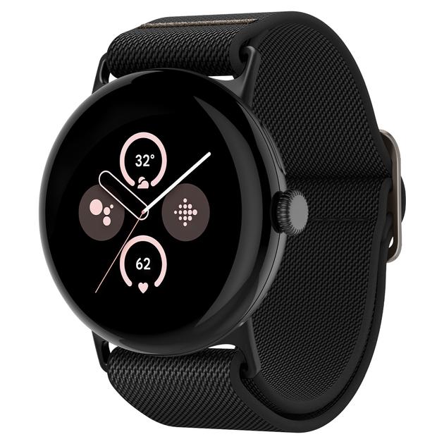 Ремінець Spigen Watch Band Lite Fit до Pixel Watch 3 45mm Black (AMP07601) фото 1