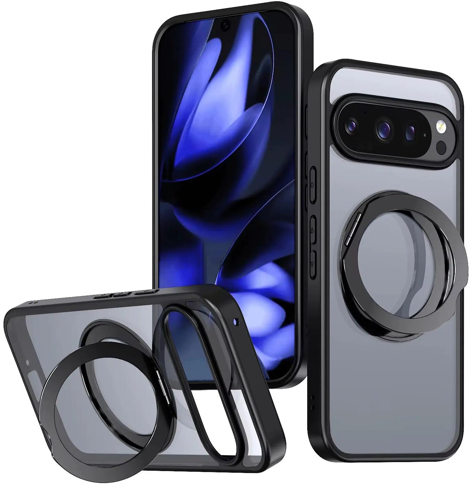 Чохол TPU+PC Aura Fold для Google Pixel 9 / 9 Pro / 10 / 10 Pro Black фото 1