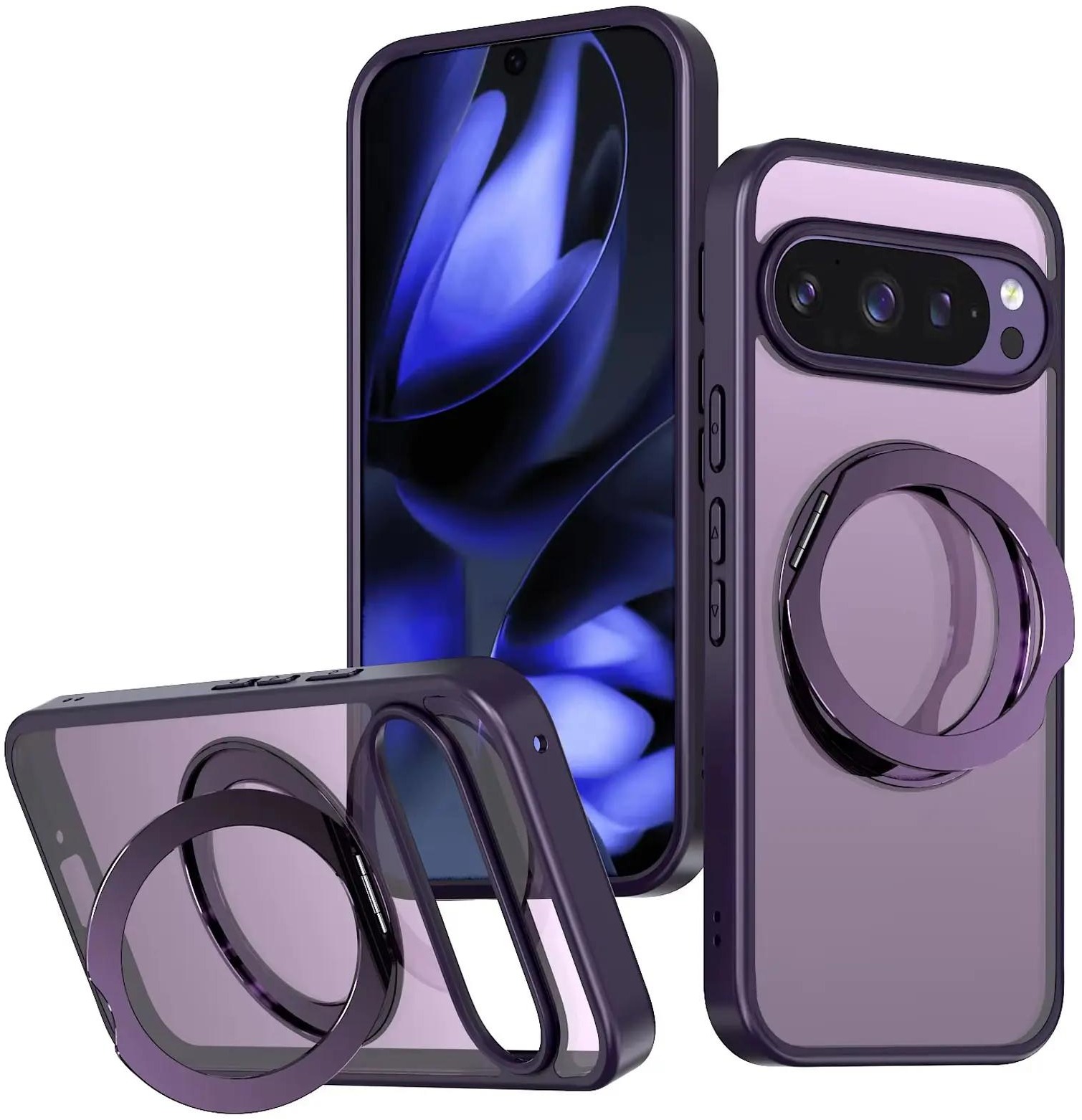 Чохол TPU+PC Aura Fold для Google Pixel 9 / 9 Pro / 10 / 10 Pro Purple фото 1