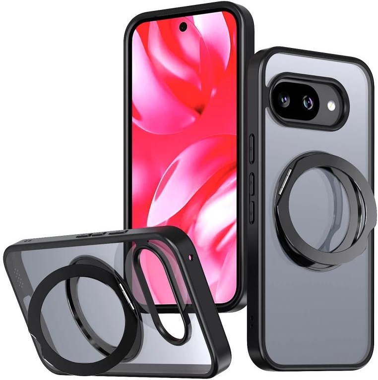 Чохол TPU+PC Aura Fold для Google Pixel 9a Black фото 1