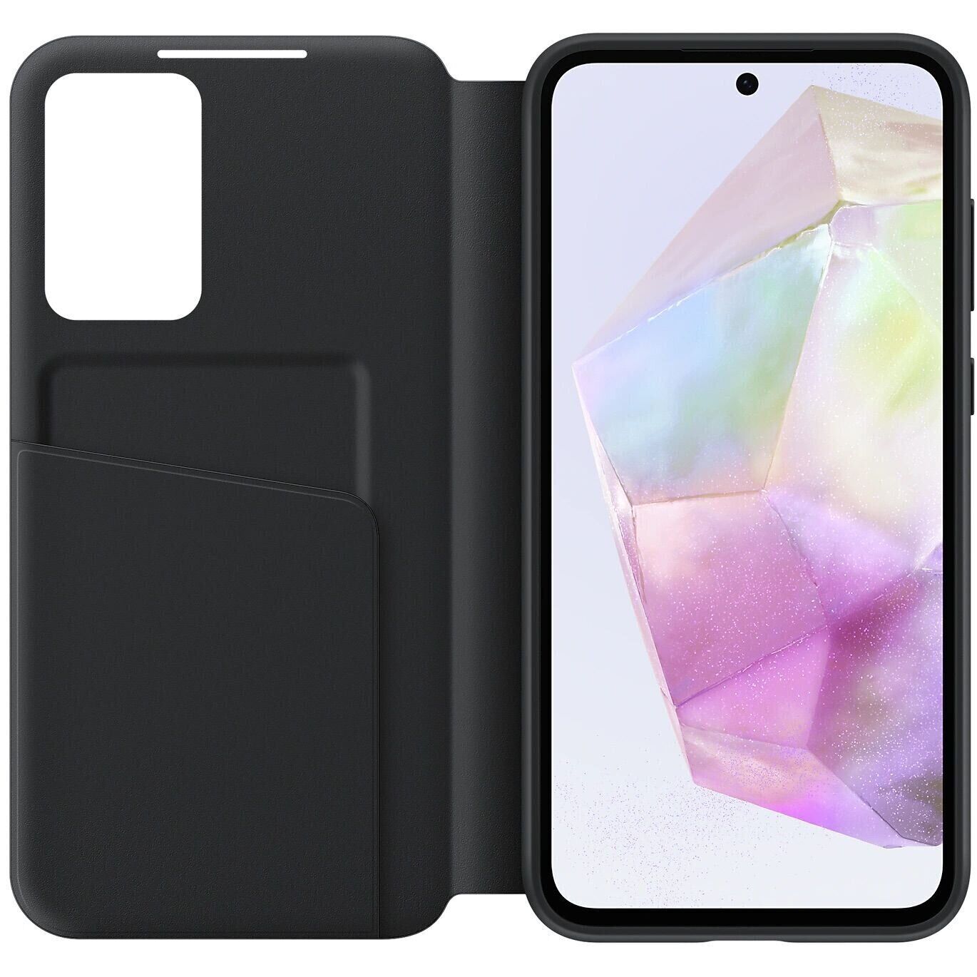 Чохол для смартфона Smart Clear View Cover Samsung A35 (A356) Black (EF-ZA356CBEGWW) фото 3