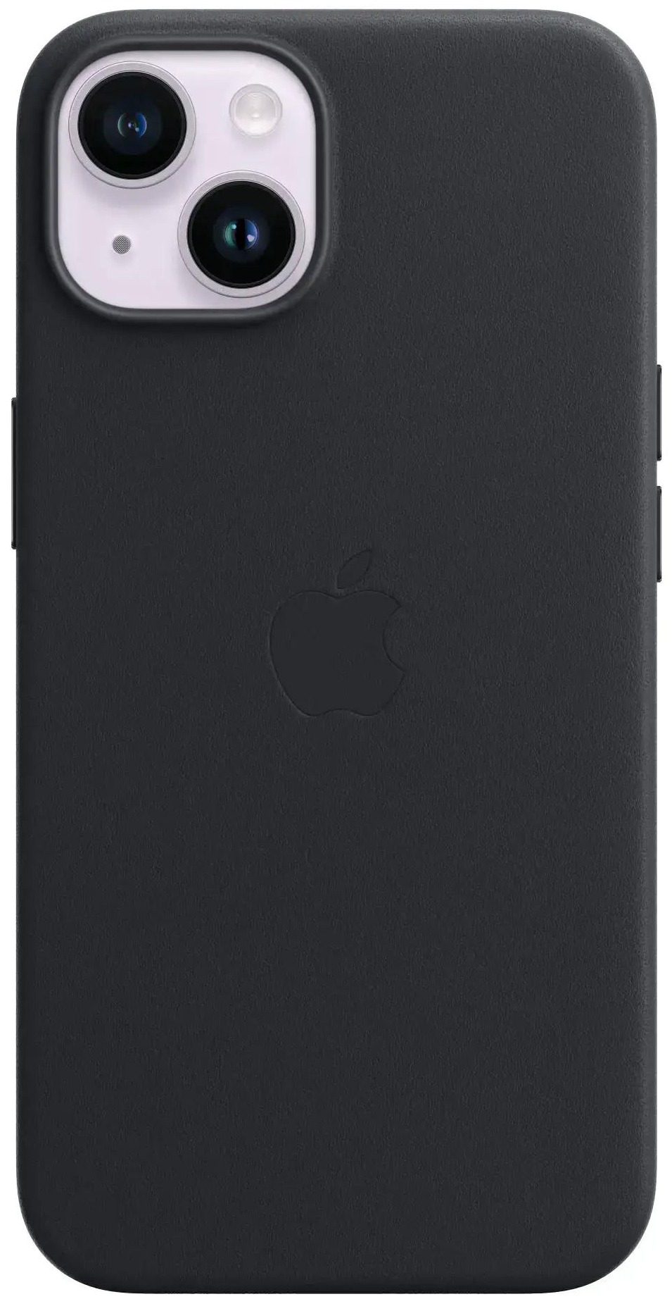 Чохол Apple iPhone 14 Leather Case with MagSafe - Midnight (MPP43) фото 1
