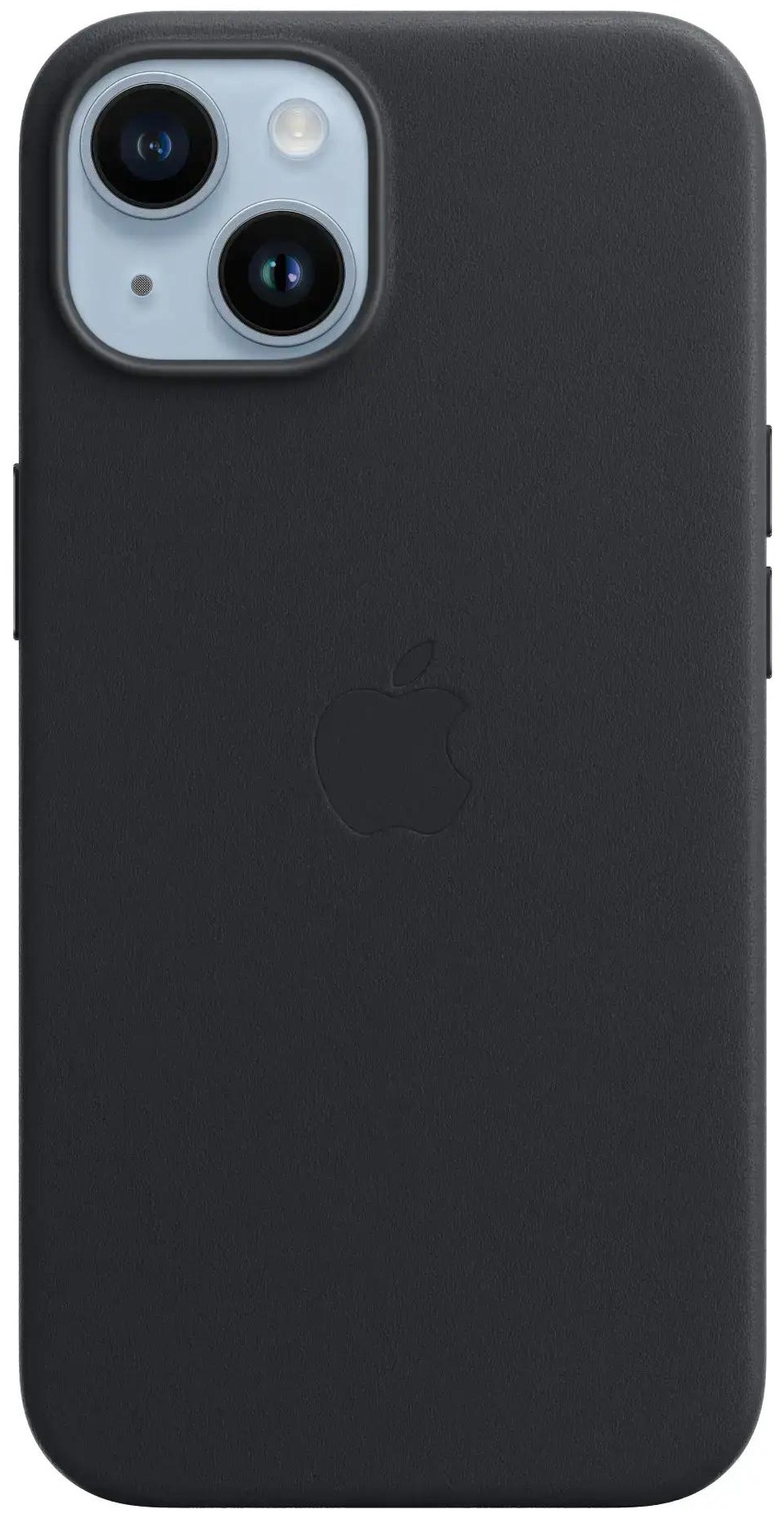 Чохол Apple iPhone 14 Leather Case with MagSafe - Midnight (MPP43) фото 4