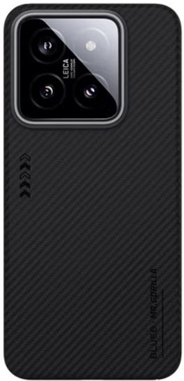 Чохол Blueo BK5880 Punk Armor Aramid Fiber Anti-Drop 600D Series для Xiaomi 14 Pro Black фото 1