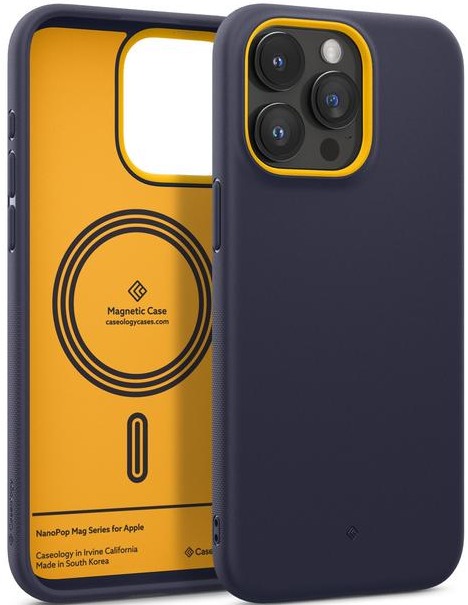 Чохол Caseology Nano Pop Mag iPhone 15 Pro Blueberry Navy (ACS06752) фото 1