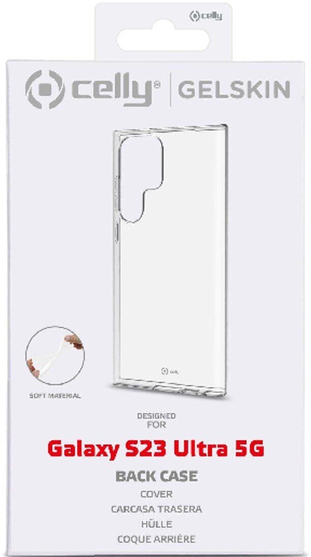 Чохол Celly Gelskin Samsung S23 Ultra (S918) Transparent (GELSKIN1033) фото 3