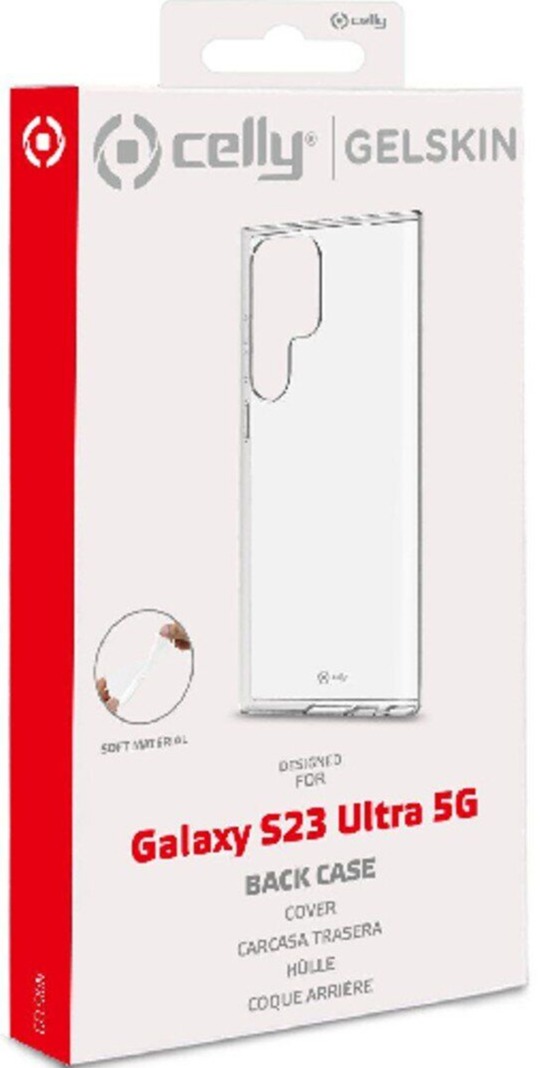 Чохол Celly Gelskin Samsung S23 Ultra (S918) Transparent (GELSKIN1033) фото 4