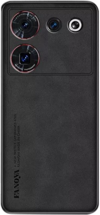 Чохол Fanoya Tactile Experience Leather Case для ZTE Nubia Z50 Ultra Black фото 1