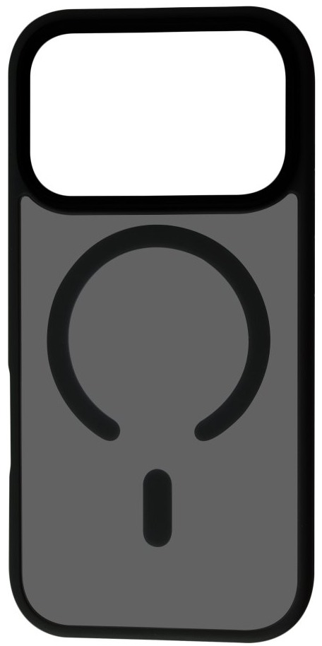 Чохол FIBRA Metal Buttons with MagSafe iPhone 17 Pro Black фото 1